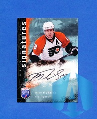 2007-08 Upper Deck Be A Player Signatures Mike Richards